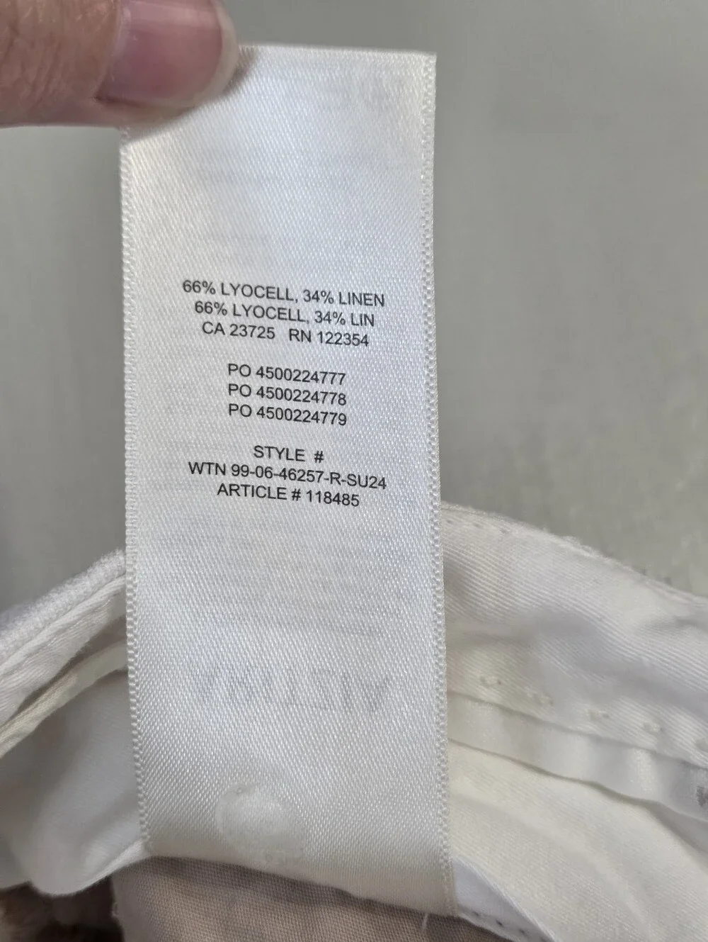 Aritzia The Effortless Pant Cropped CruiseLinen